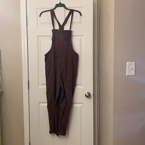 Aerie Brown Overalls